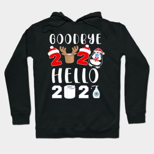 goodbye 2020 hello 2021 penguin Hoodie